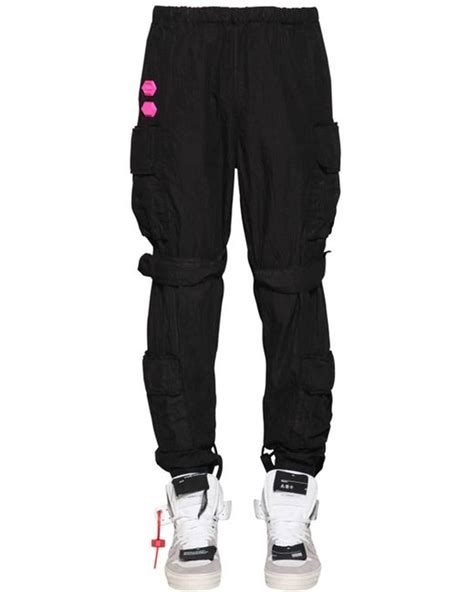 off white parachute cargo pants replica|off white pants.